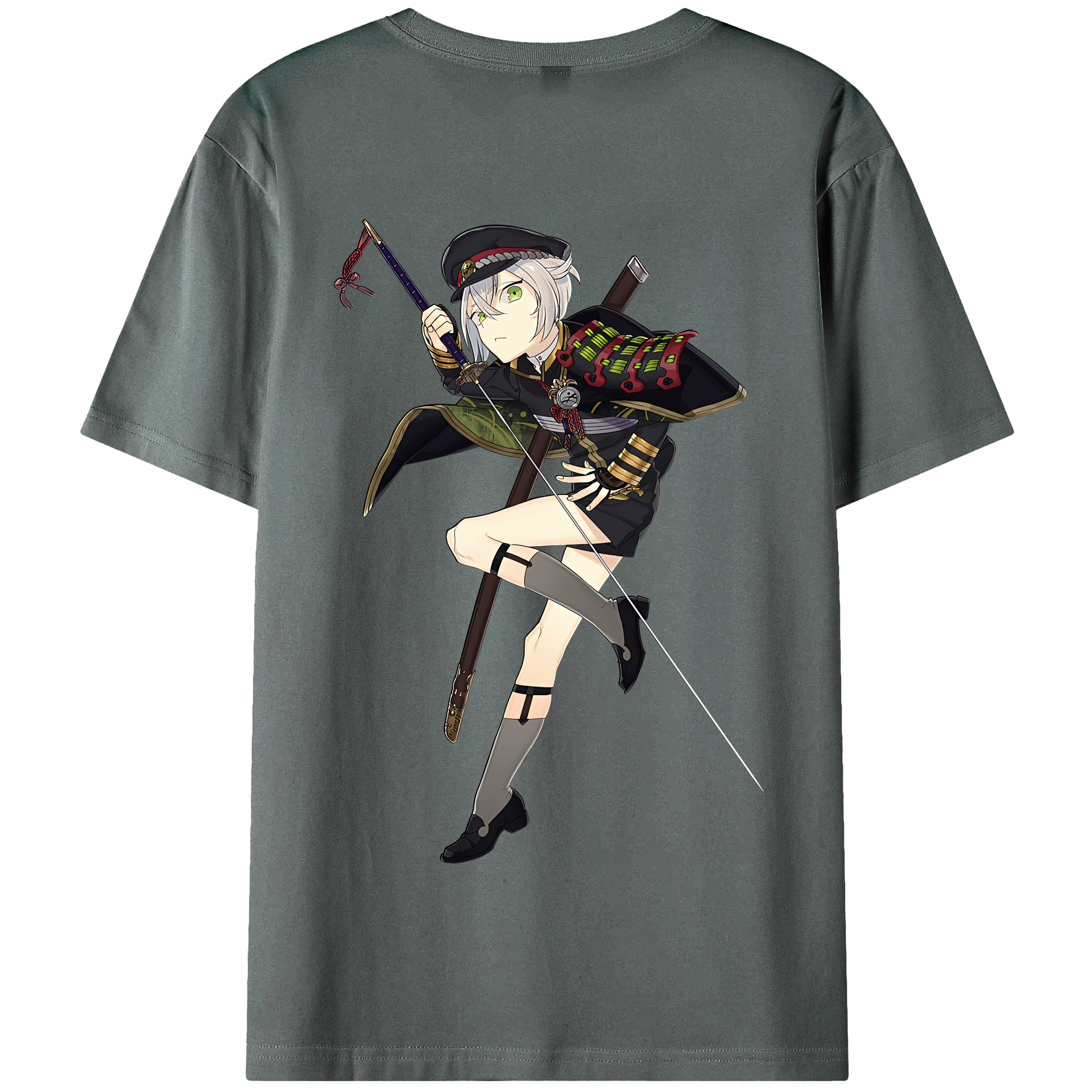 （画像用） 刀剣乱舞 Touken Ranbu 綿100％半袖Tシャツ（背面プリント）